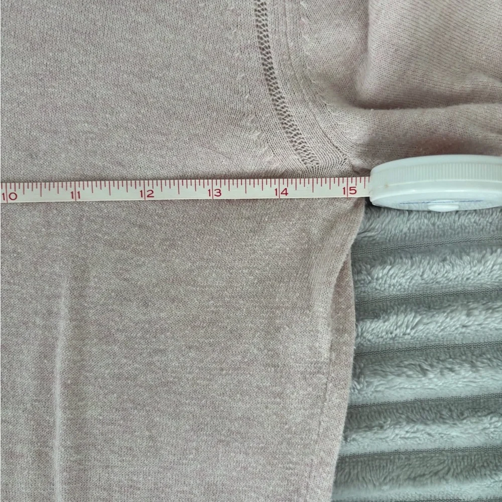 Banana Republic Light Pink Forever Crew Neck Sweater - Picture 6 of 9